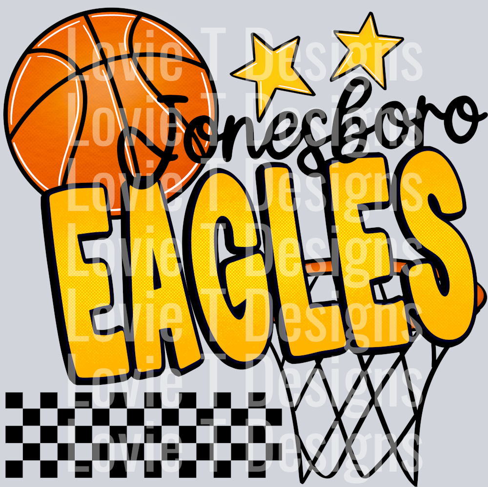 JONESBORO EAGLES BASKETBALL WITH STARS