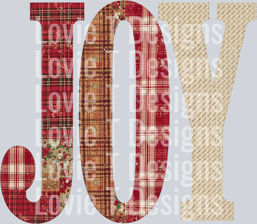 JOY CHRISTMAS PATCH