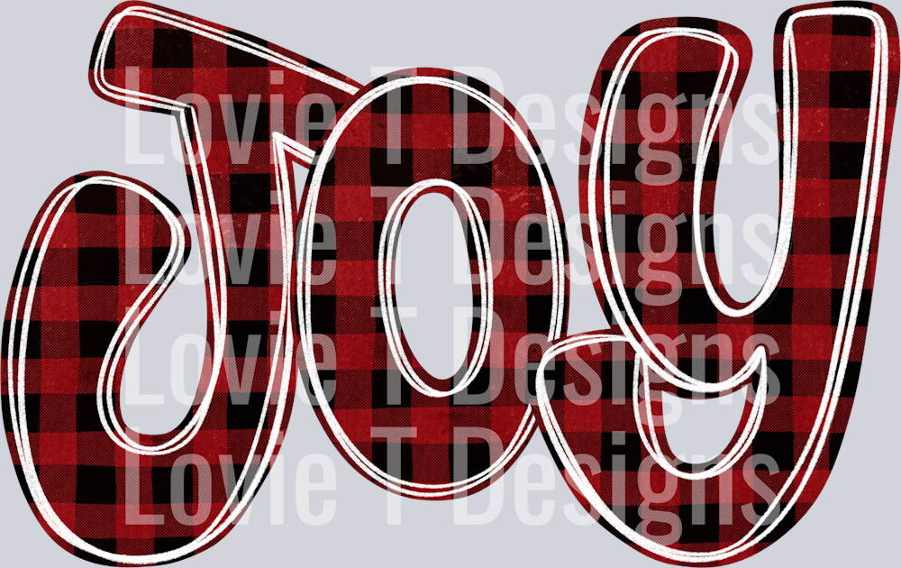 Joy Funky Doodle Buffalo Check