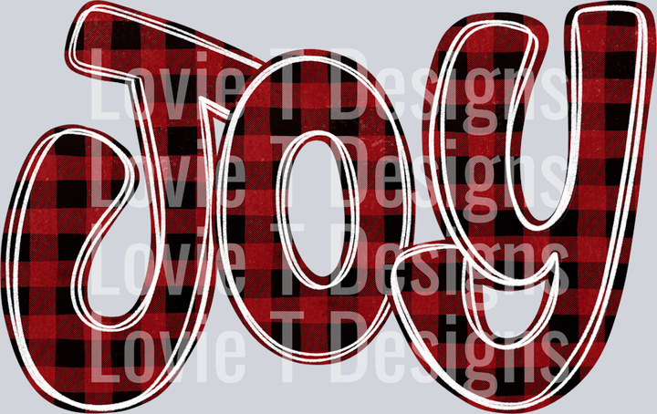 Joy Funky Doodle Buffalo Check