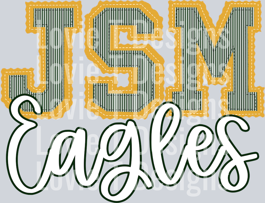 JSM EAGLES PREPSTER YELLOW BASE AND DARK GREEN TOP