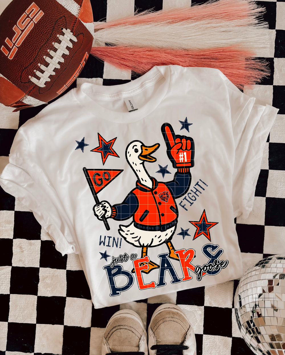 Just a Bear Goose DTF transfer design – image 1