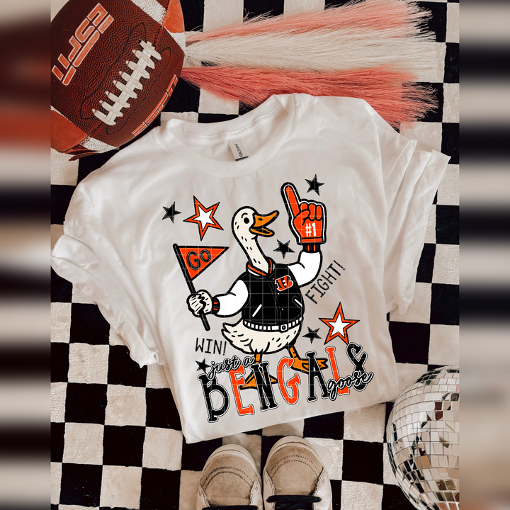 Just a Bengals Goose – DTF Transfer – product image