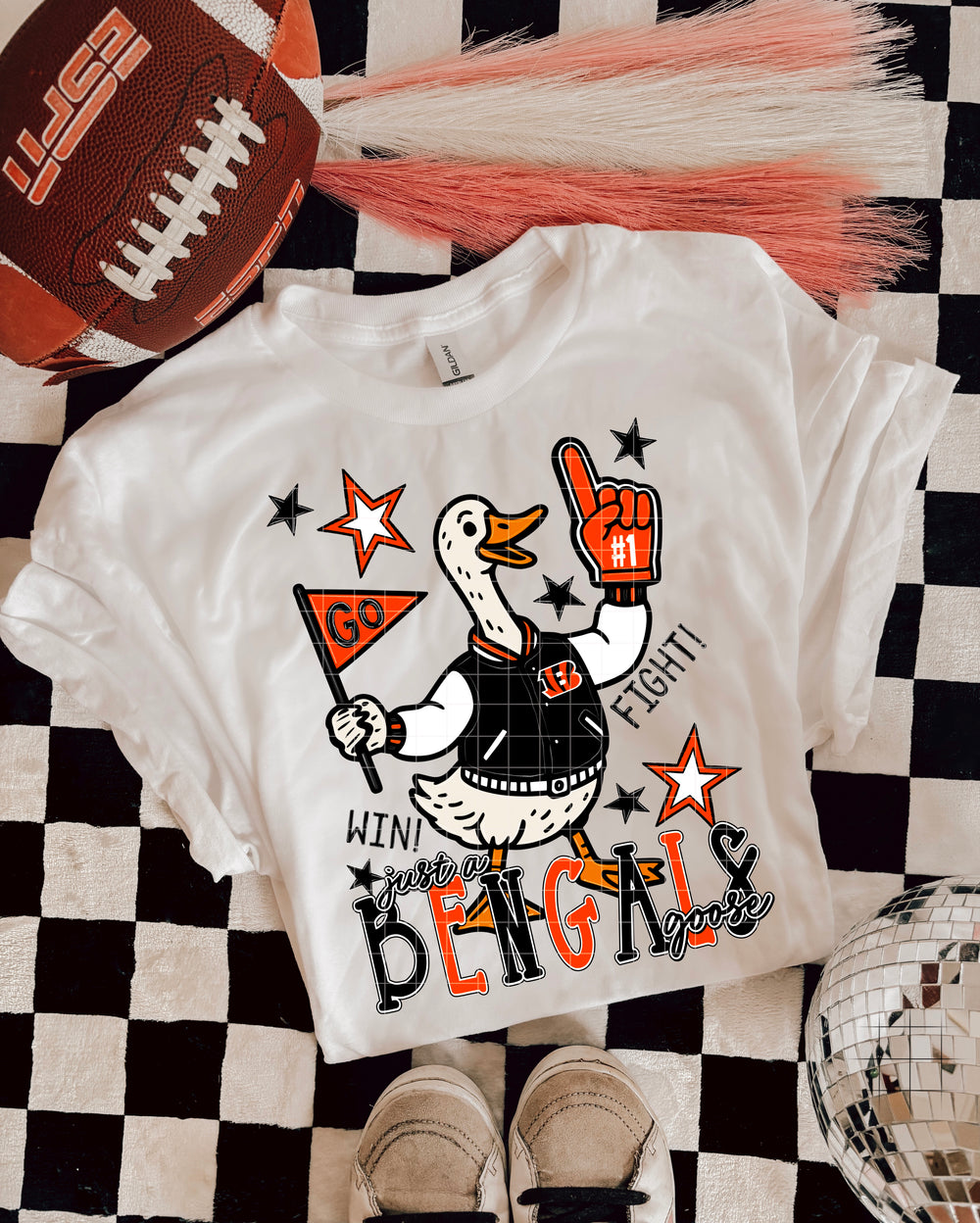 Just a Bengals Goose DTF transfer design – image 1