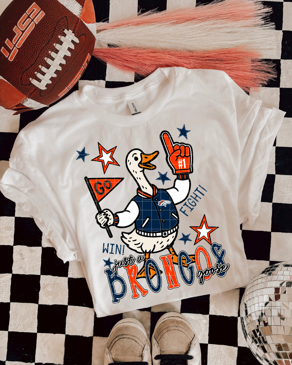Just a Broncos Goose DTF transfer design – image 1