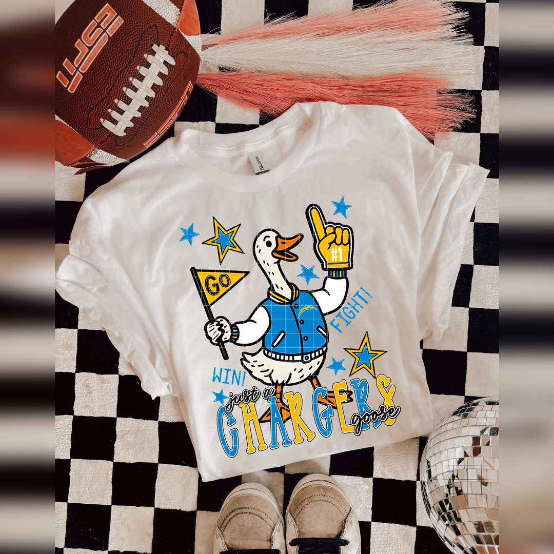 Just a Chargers Goose – DTF Transfer – product image