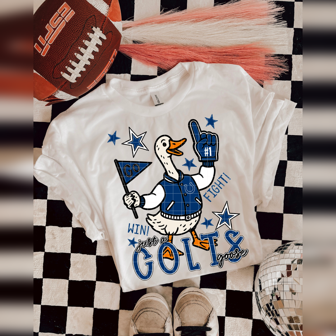 Just a Colts Goose – DTF Transfer – product image