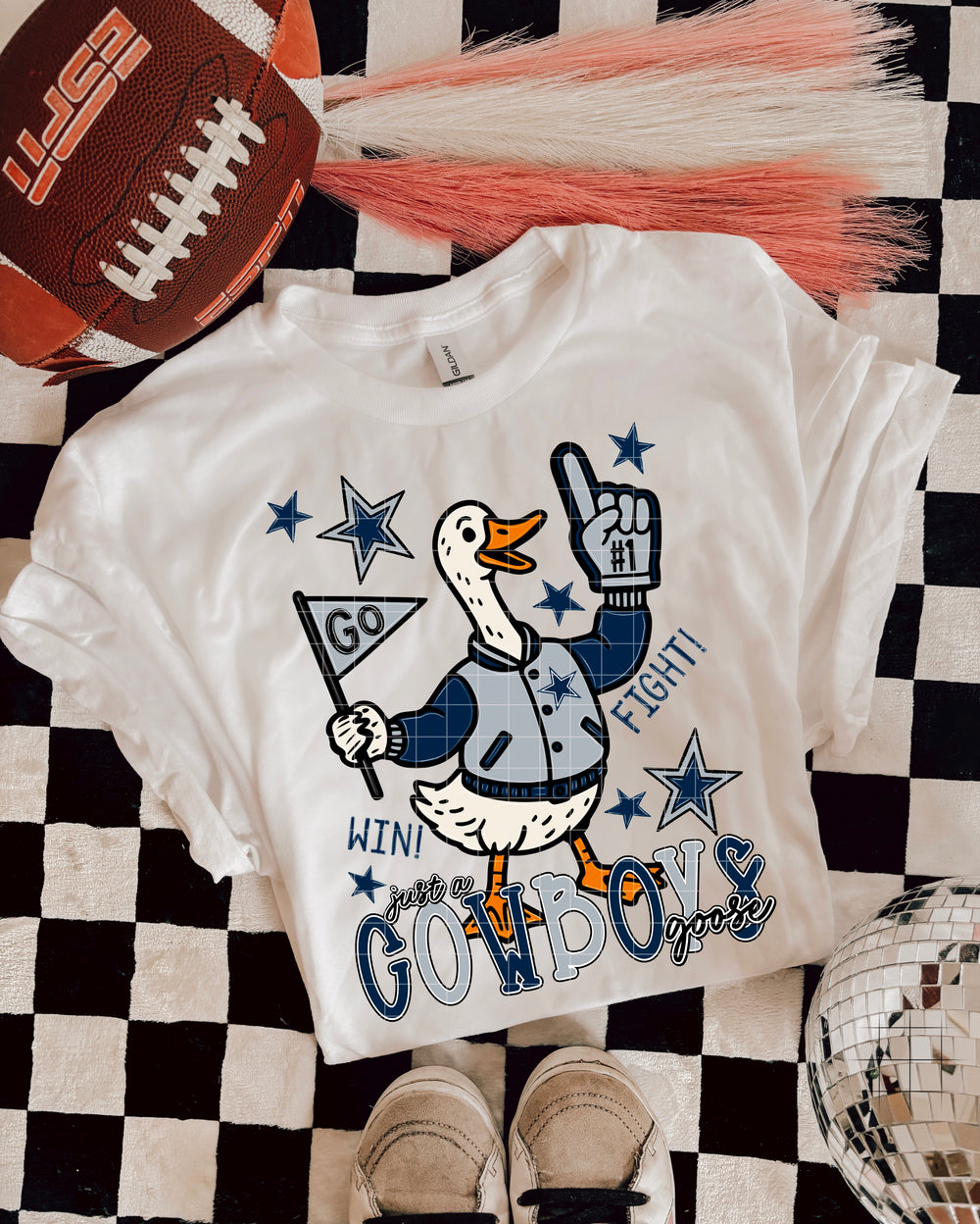 Just a Cowboy Goose DTF transfer design – image 1