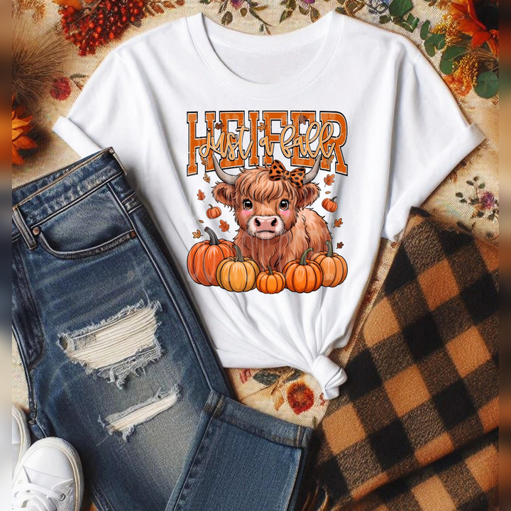 Just a Fall Heifer – DTF Transfer – product image