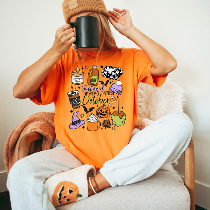 JUST A GIRL WHO LOVES OCTOBER
