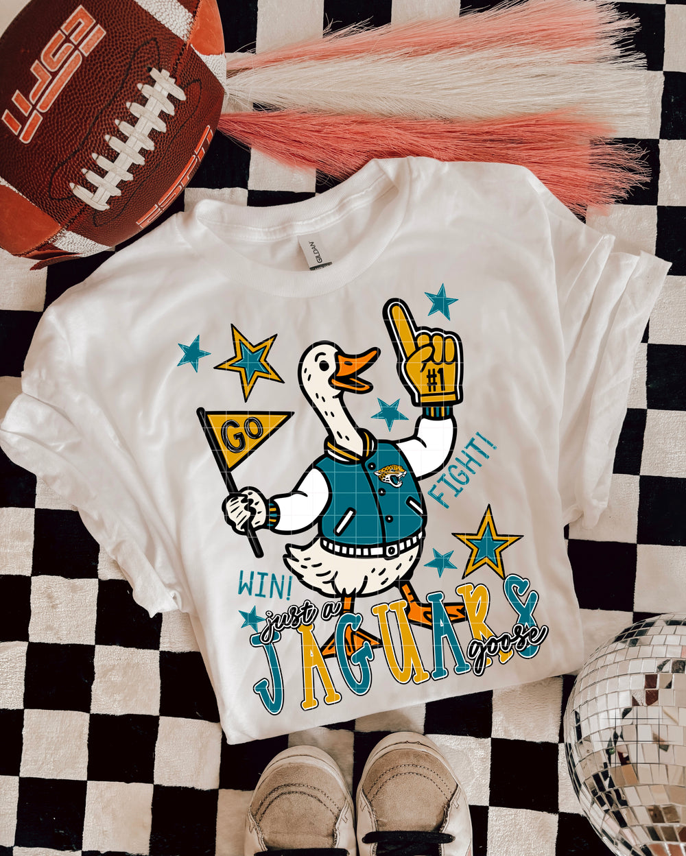 Just a Jaguars Goose DTF transfer design – image 1