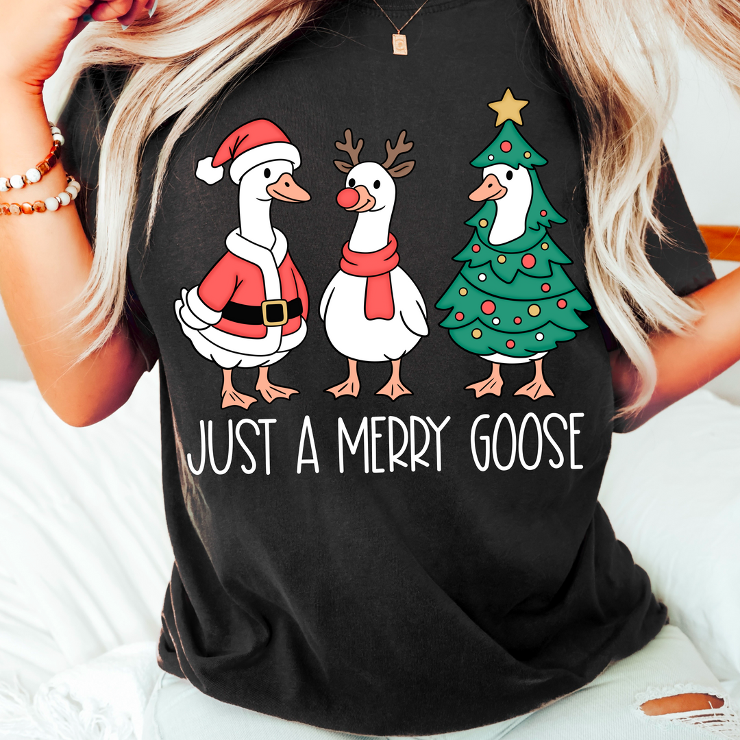 JUST A MERRY GOOSE WHITE