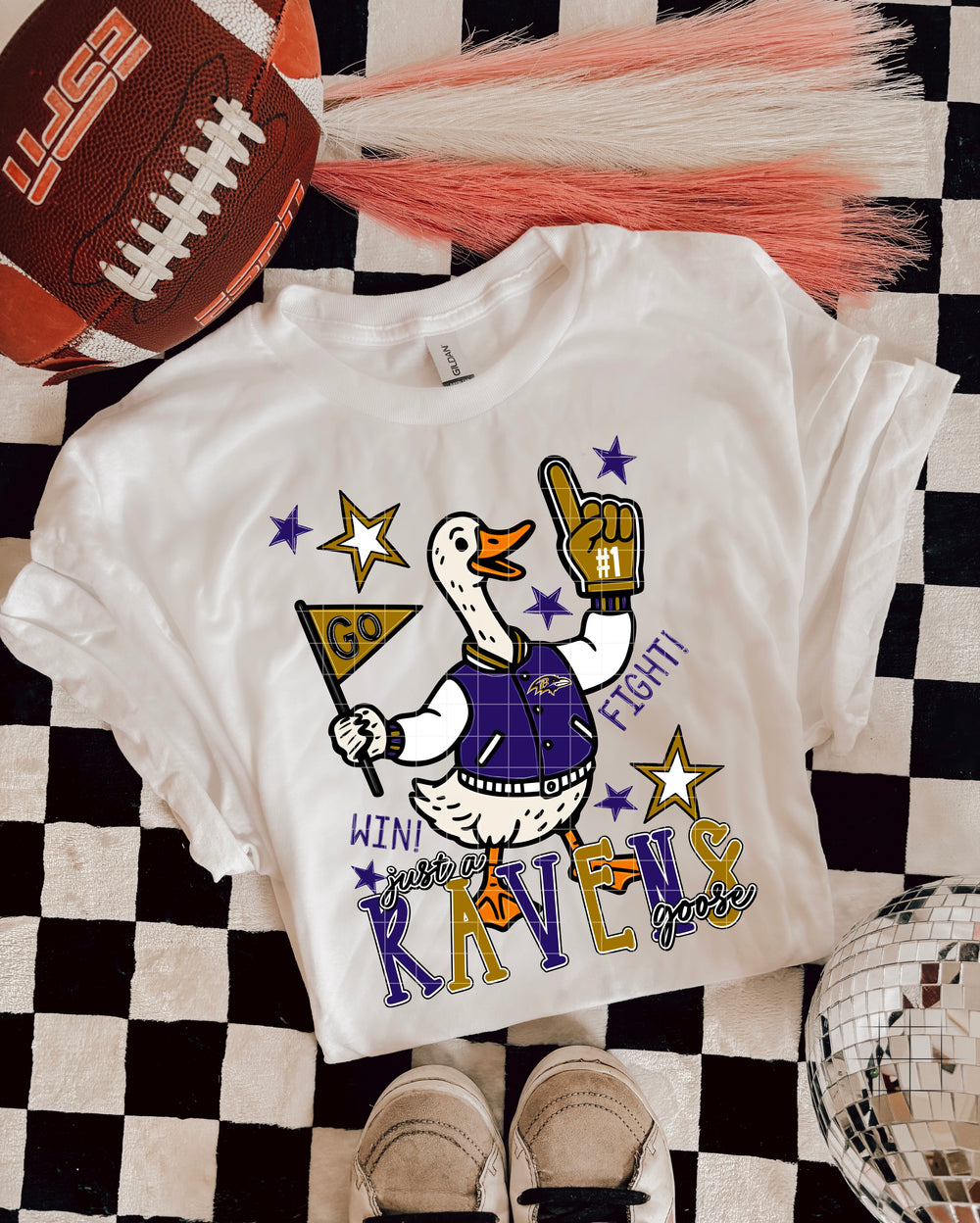 Just a Ravens Goose DTF transfer design – image 1