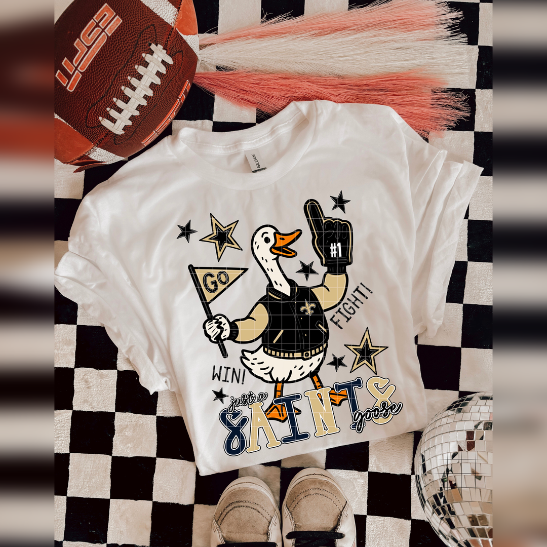 Just a Saints Goose – DTF Transfer – product image