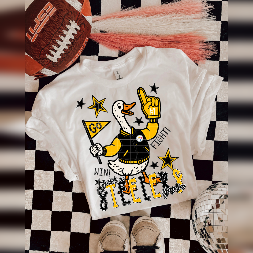 Just a Steelers Goose – DTF Transfer – product image