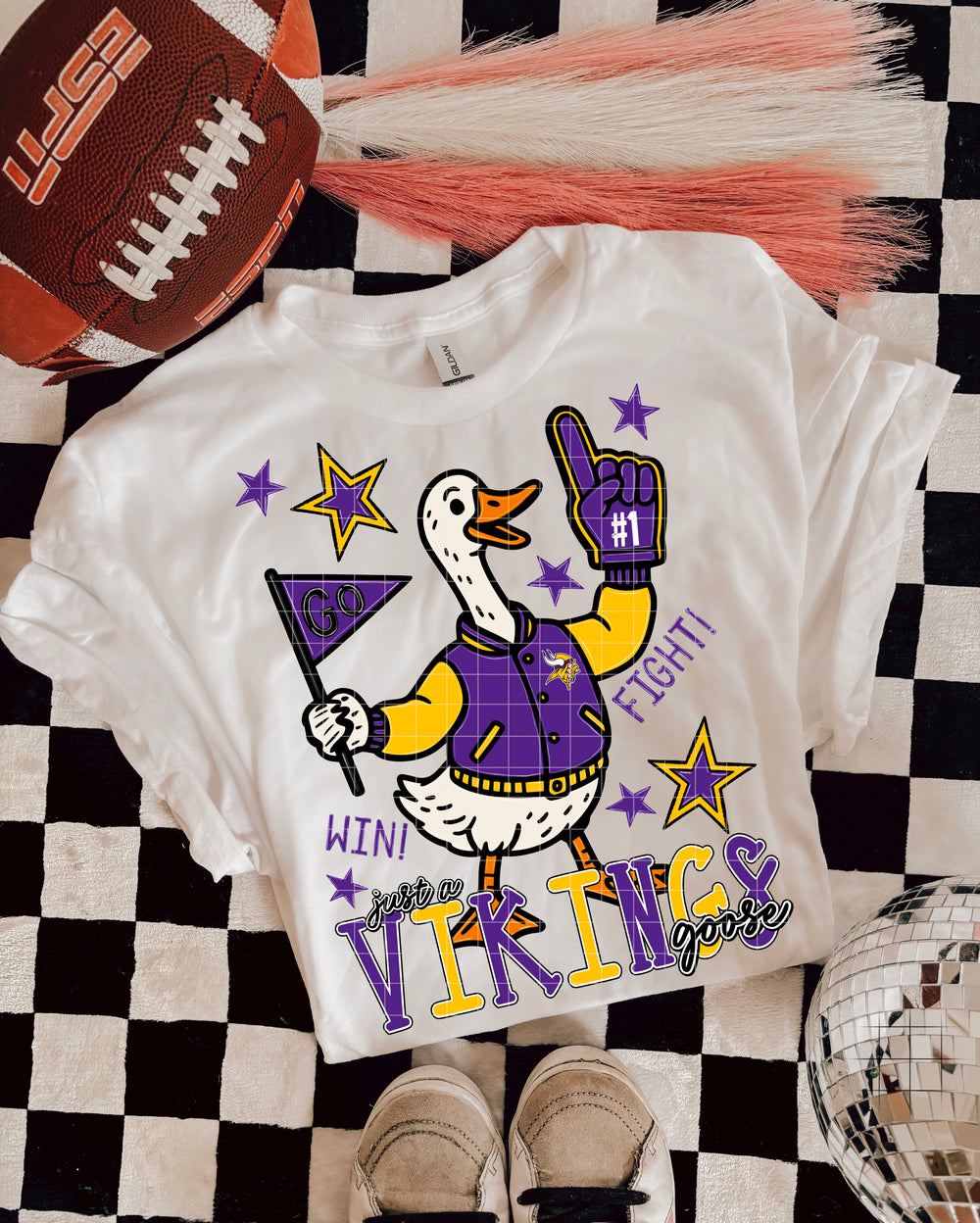 Just a Viking Goose DTF transfer design – image 1
