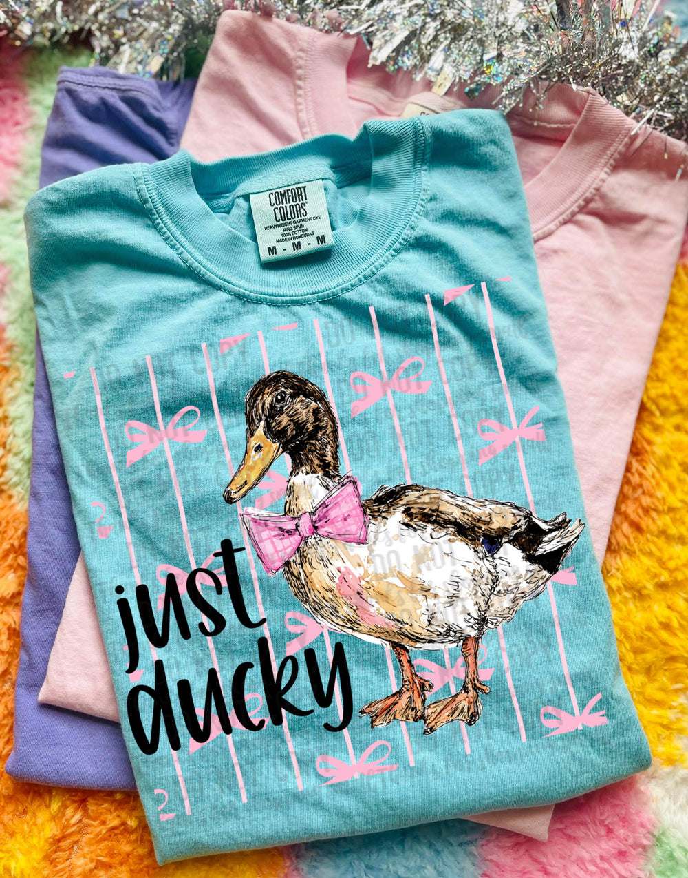 Just Ducky DTF transfer design