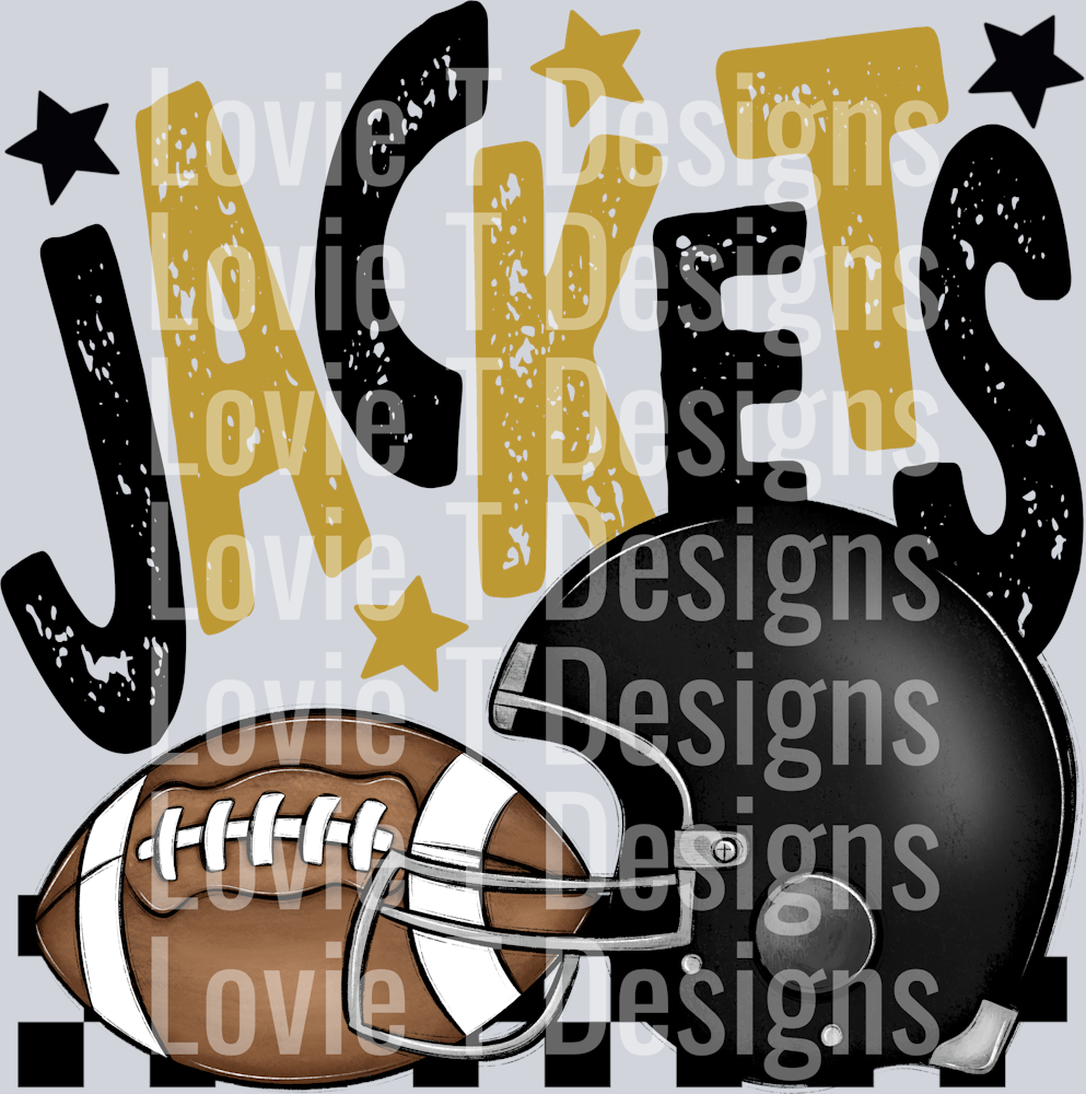 Jackets Black Vegas Gold FB