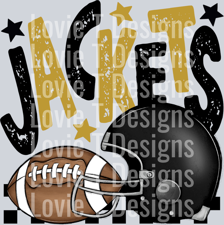 Jackets Black Vegas Gold FB