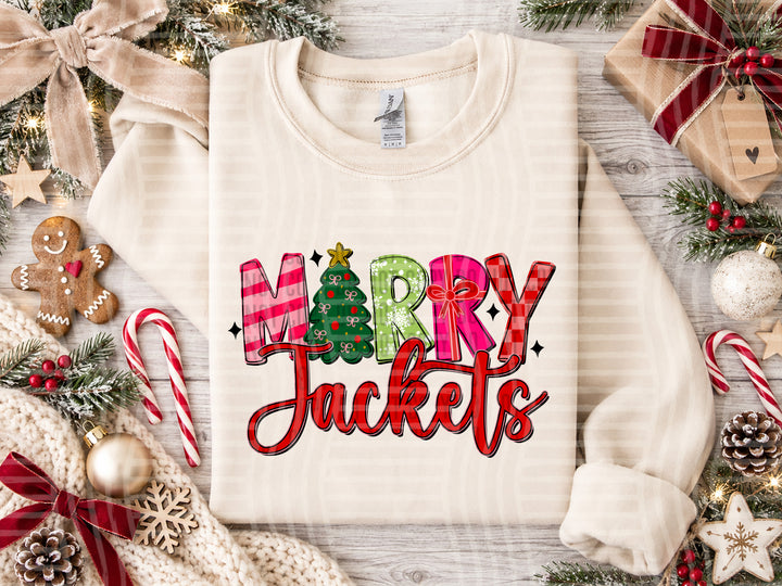 Jackets Merry mascot DTF transfer