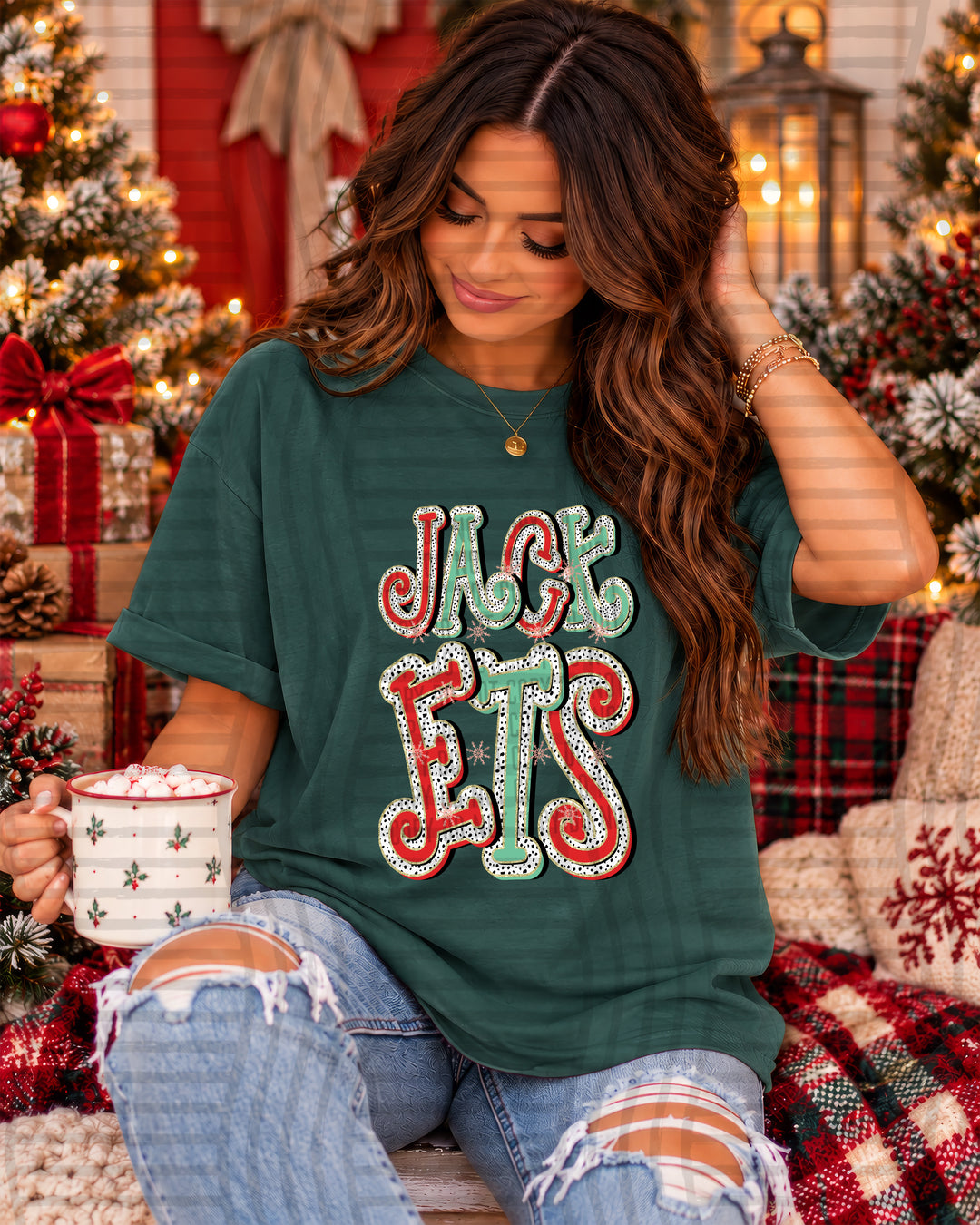 Jackets Merry Dots Mascots DTF transfer