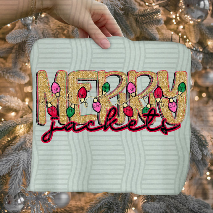 Jackets Merry Lights Mascots DTF transfer
