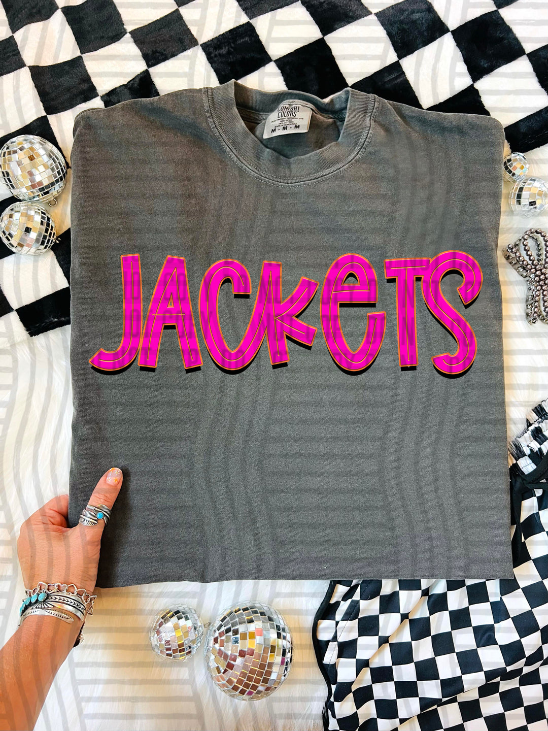 Jackets Pink Punch mascot DTF transfer