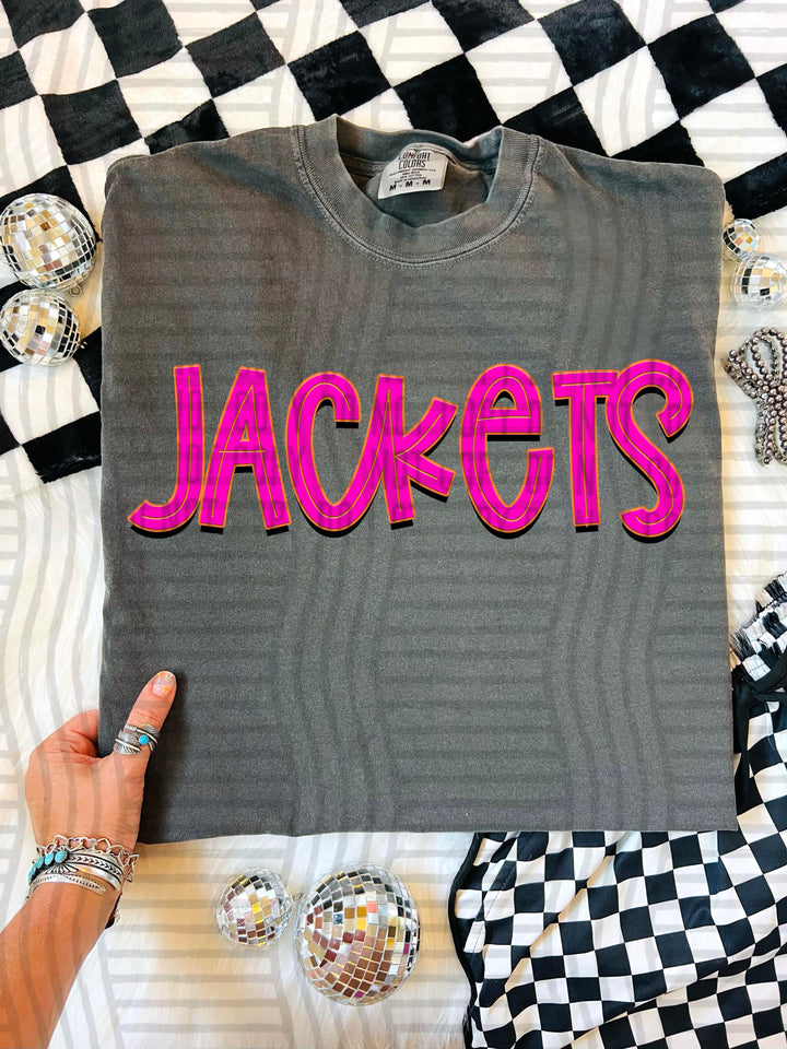Jackets Pink Punch mascot DTF transfer
