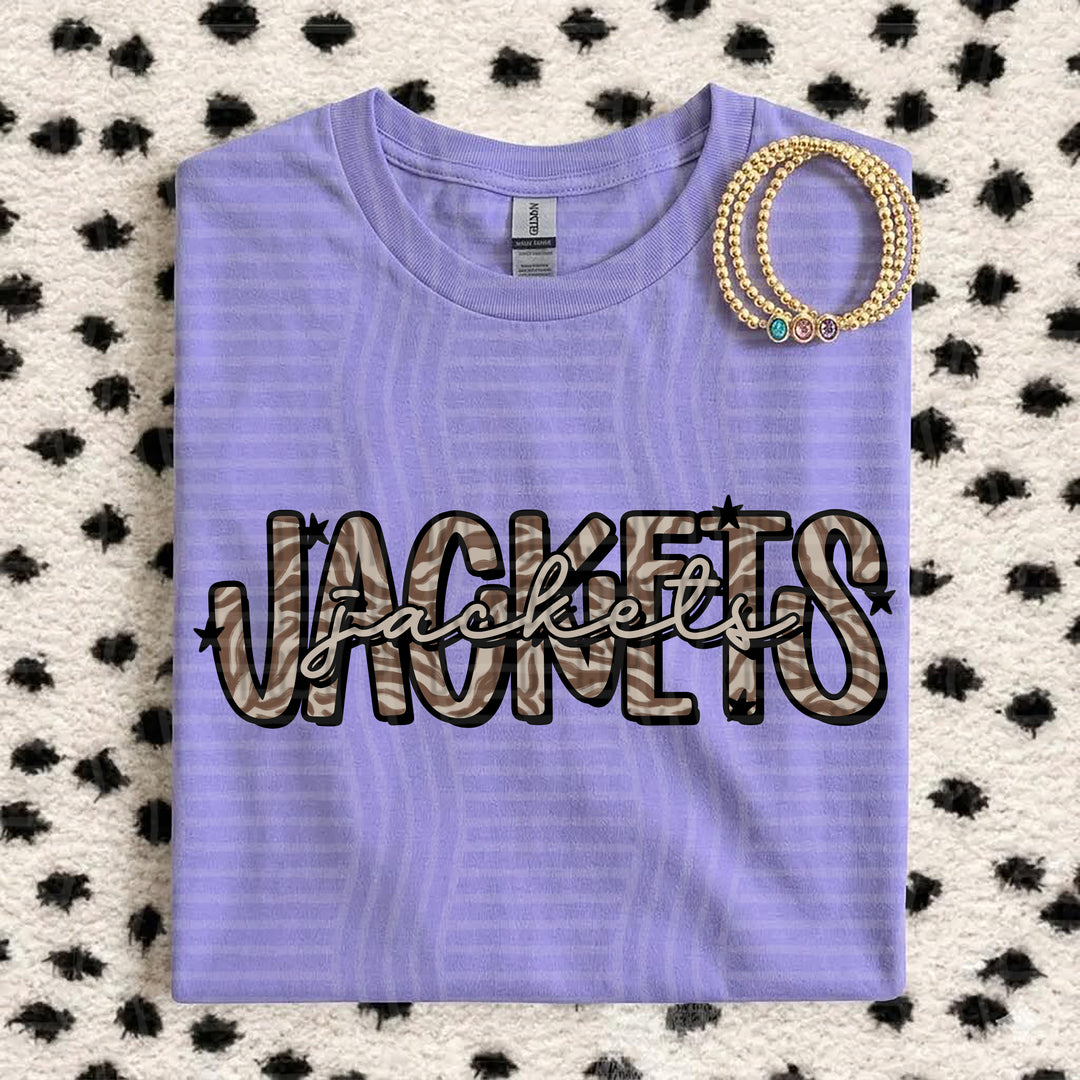 Jackets Zebra Mascots DTF transfer