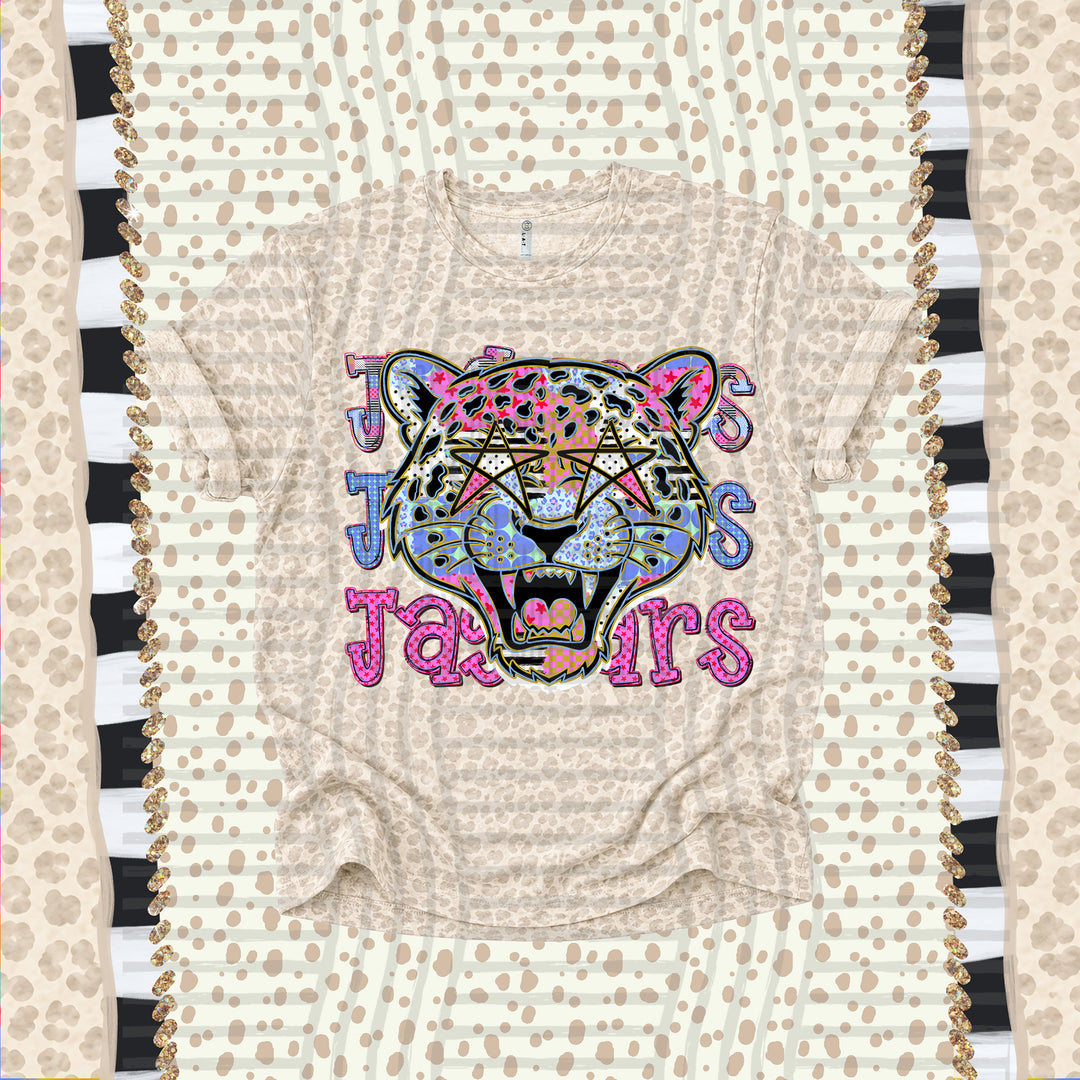 Jaguars Dolly Doodle mascot DTF transfer