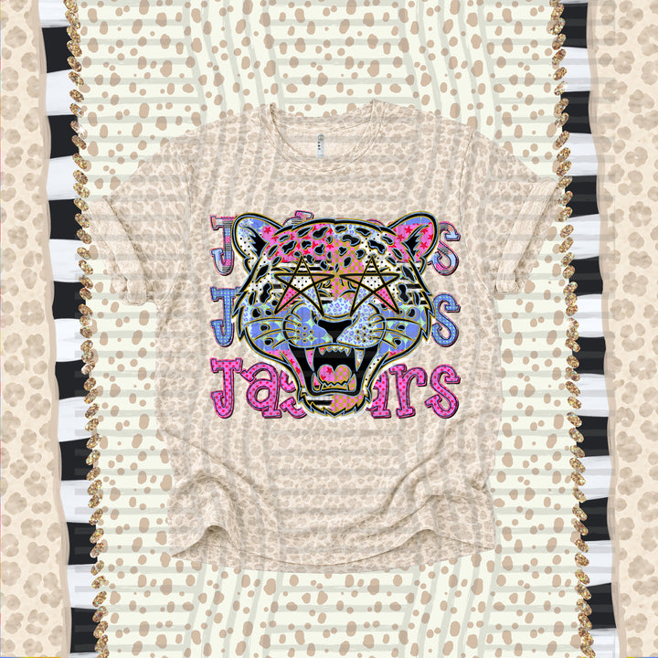 Jaguars Dolly Doodle mascot DTF transfer