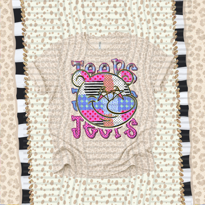 Jeeps Dolly Doodle mascot DTF transfer