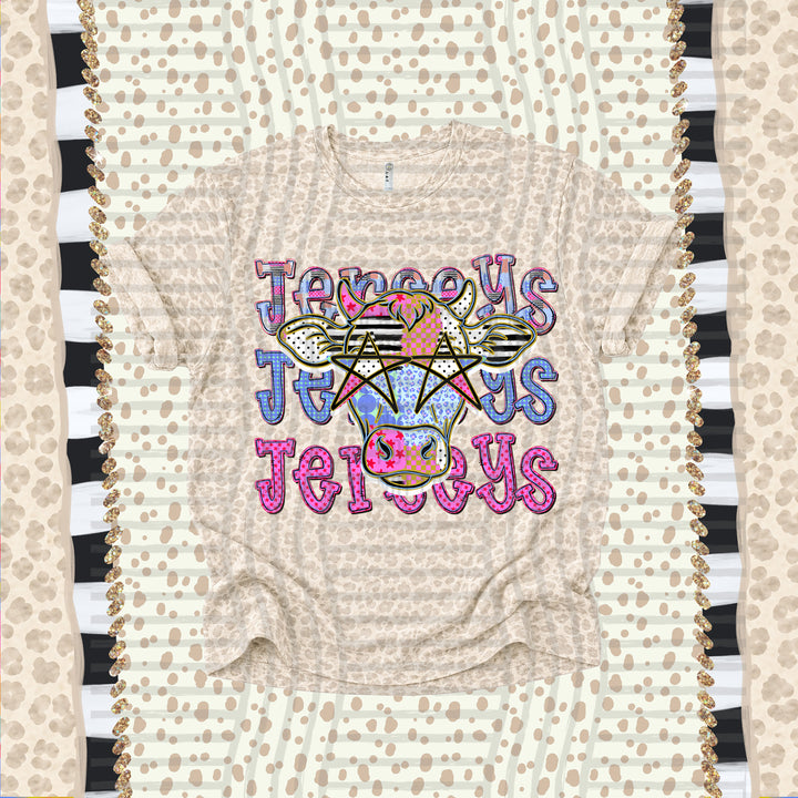 Jerseys Dolly Doodle mascot DTF transfer