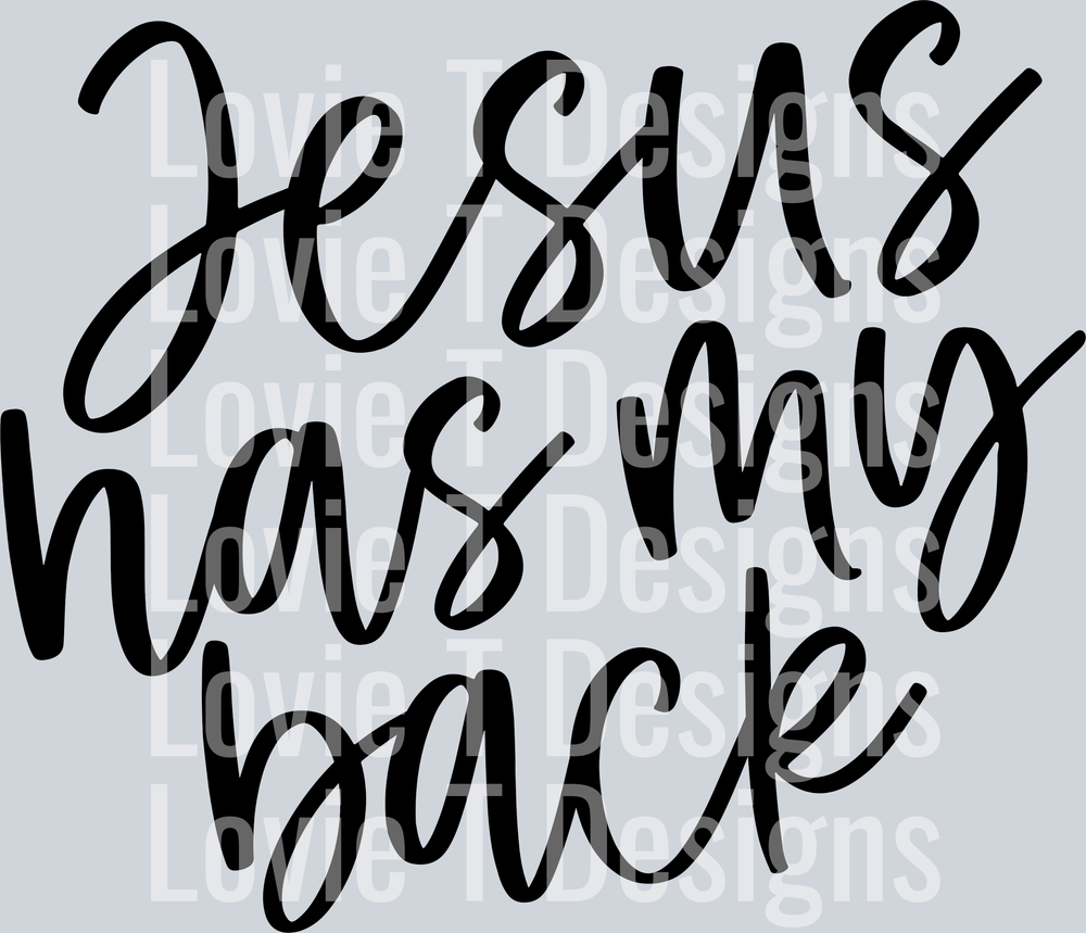 Jesus Has My Back