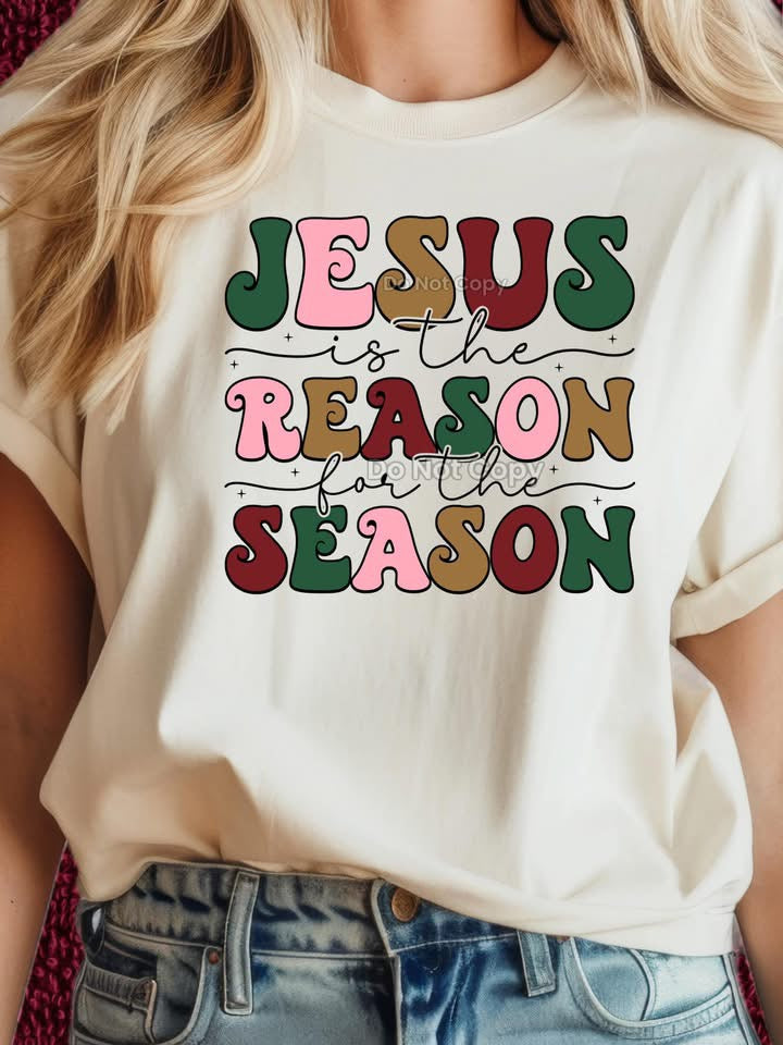 Jesus Is The Reason-[DTF Transfer]-Lovie T Designs