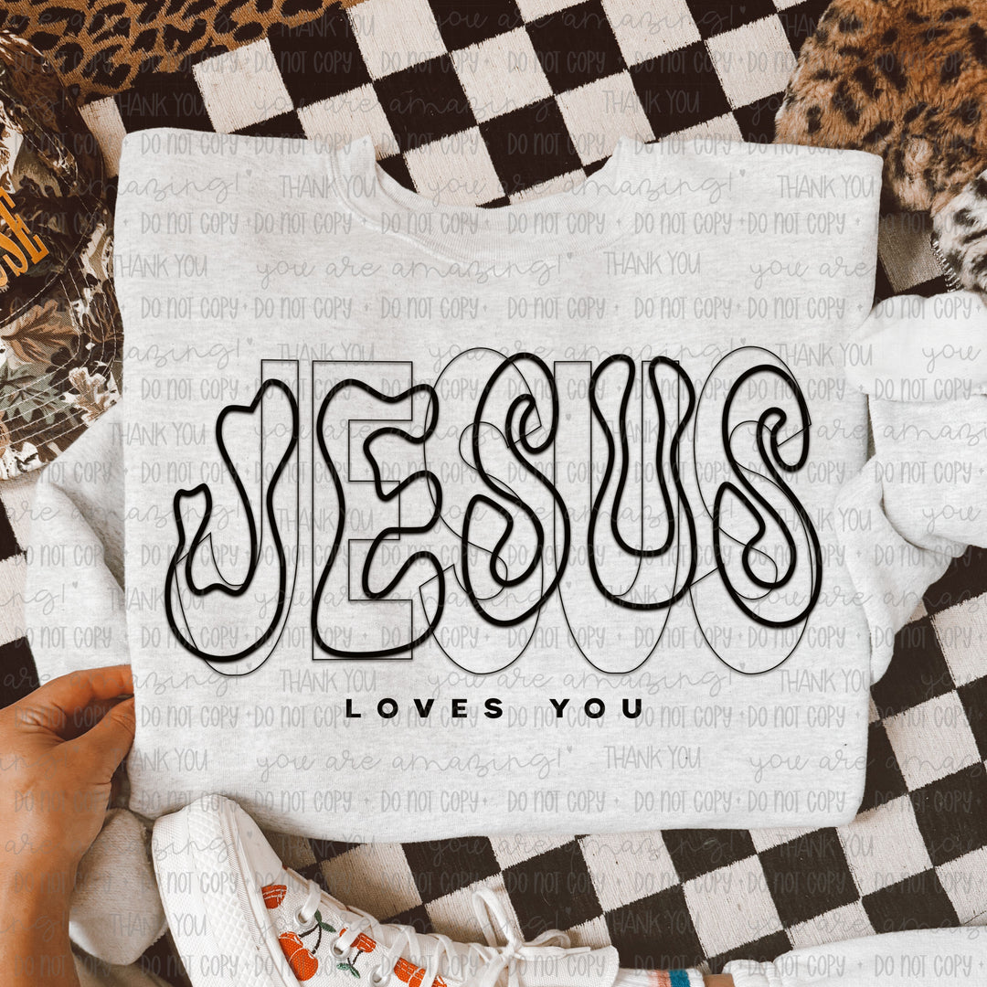 JESUS LOVES YOU BLACK