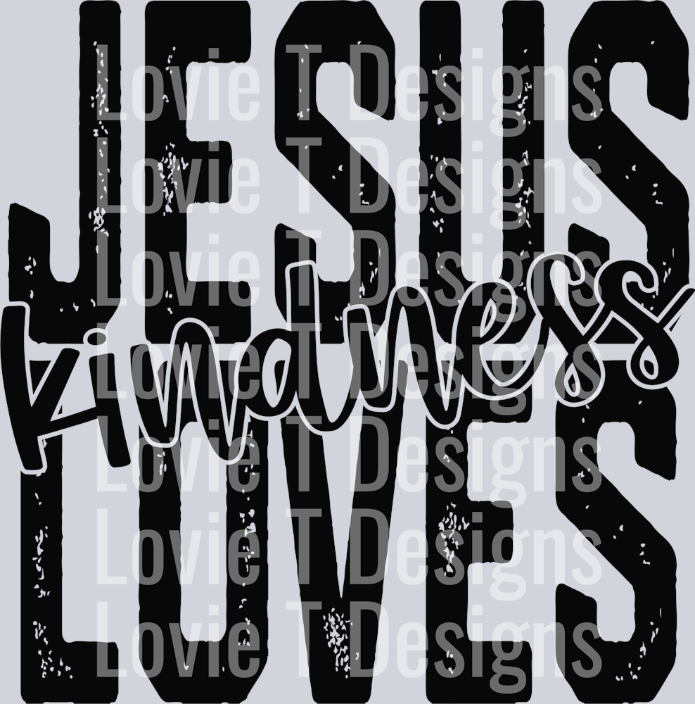 Jesus loves kindness blk