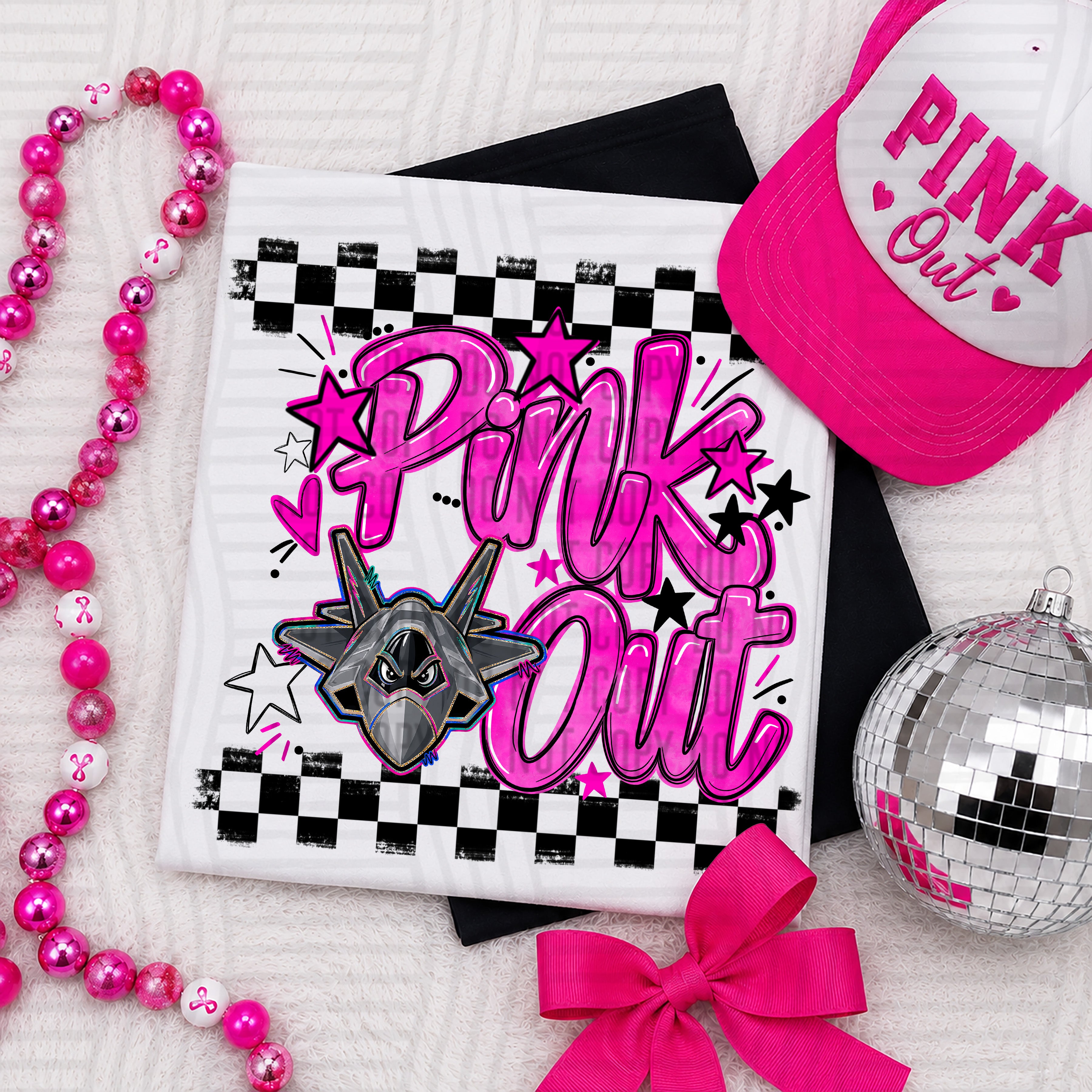 Pink Out Mascots CC Jets design
