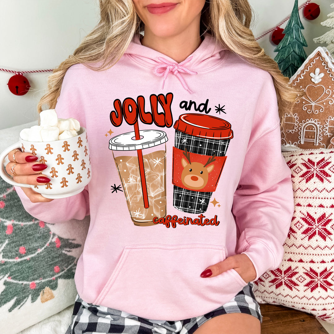 Jolly and Caffeinated Coffee Cups DTF transfer – mockup