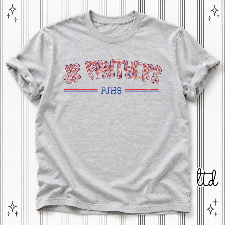 Jr Panthers PJHS Red Royal Gingham School Spirit DTF transfer