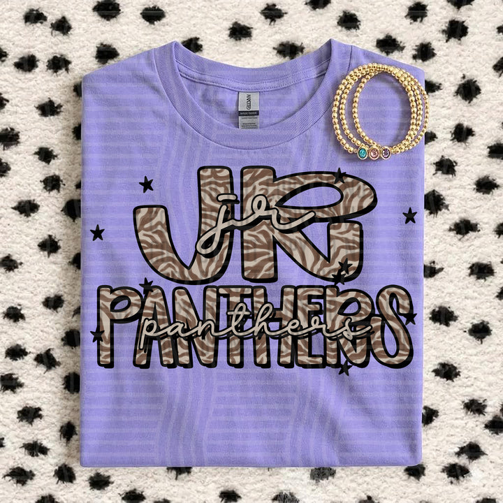 Jr Panthers Zebra Mascots DTF transfer
