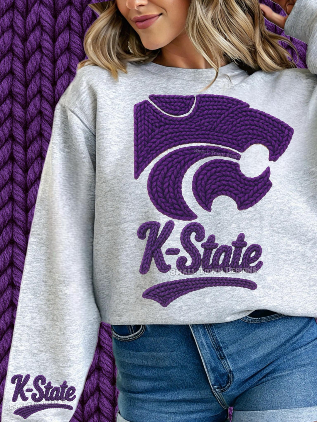 K STATE FAUX YARN