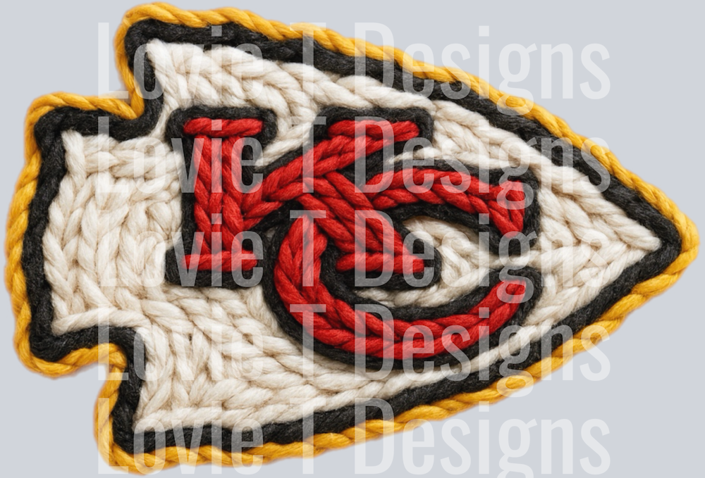 Kc chiefs FAUX YARN