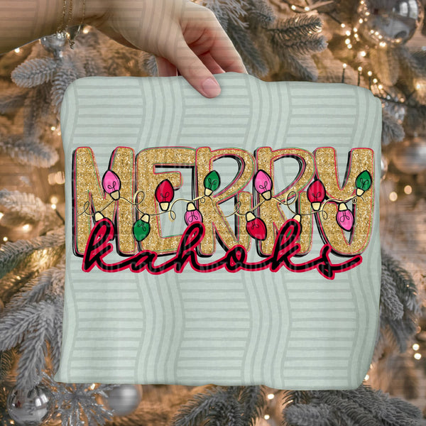 Merry Lights Mascots Kahoks design