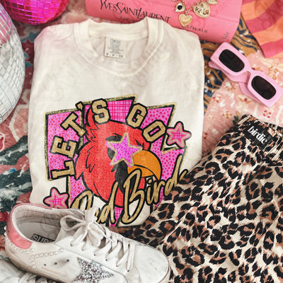 Let's Go Glam Mascots Red Birds mockup