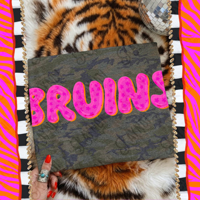 Bubble Stars Mascots Bruins mockup