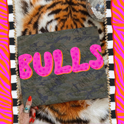 Bubble Stars Mascots Bulls mockup