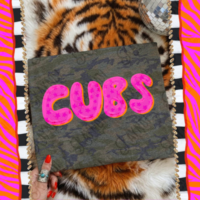 Bubble Stars Mascots Cubs mockup