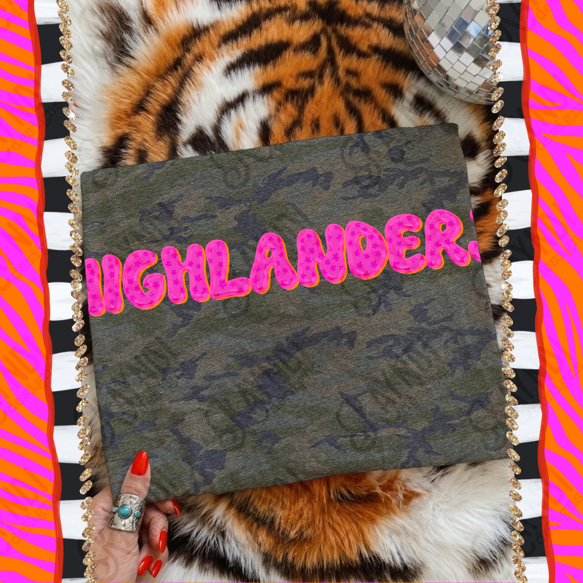 Bubble Stars Mascots Highlanders mockup