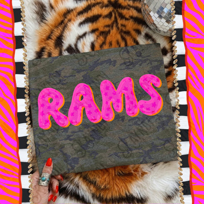 Bubble Stars Mascots Rams mockup